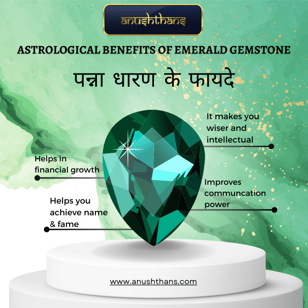 ASTROLOGICAL BENEFITS OF Emerald GEMSTONE